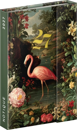Notique Weekly Magnetic Diary Flamingo 2027 (11 × 16 cm)