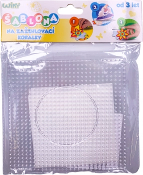 Šablona gludināmajām pērlītēm – kvadrāts