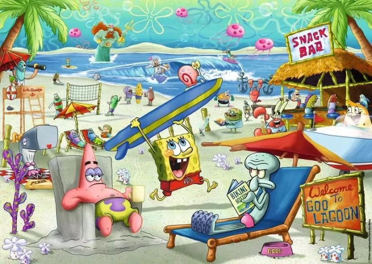 RAVENSBURGER puzle Spongebob 1000 gabalu