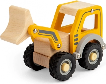 Koka ekskavators bērniem Bigjigs Toys