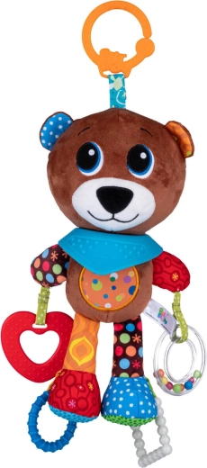 Balibazoo Bohouš Hanging Bear with Teethers and Rattle