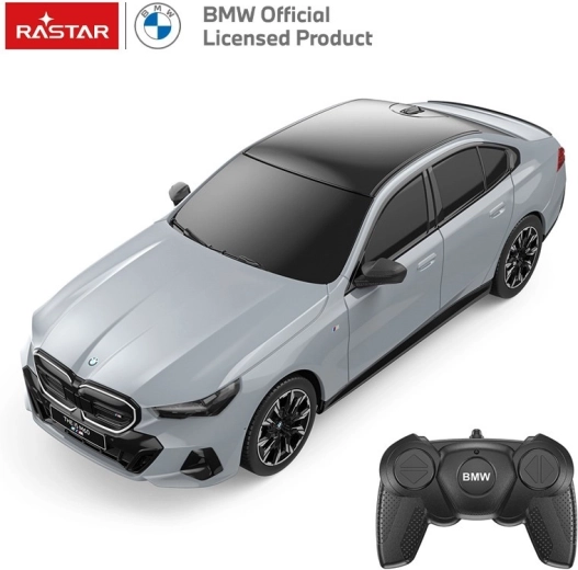 Rastar BMW i5 pelēks RC auto 1:24