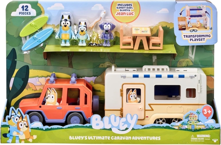 Bluey Cruiser Set with Caravan