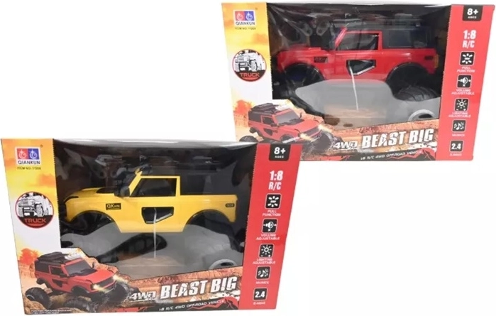Off-Road Remote-Controlled Car with Large Wheels