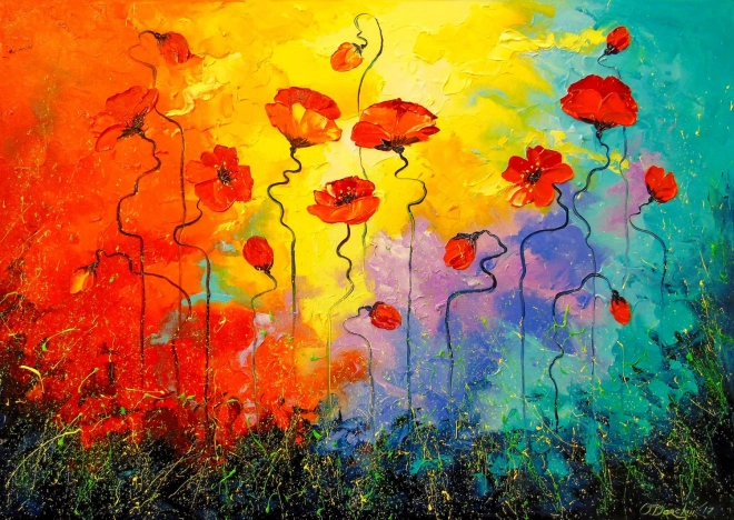 ENJOY puzzle Magical Poppies 1000 pieces