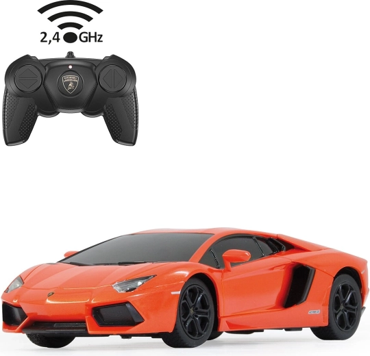RC Lamborghini Aventador automašīna mērogā 1:24, oranža