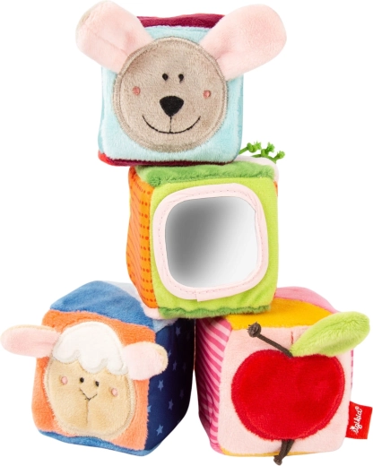 Sigikid set of soft sensory cubes for babies