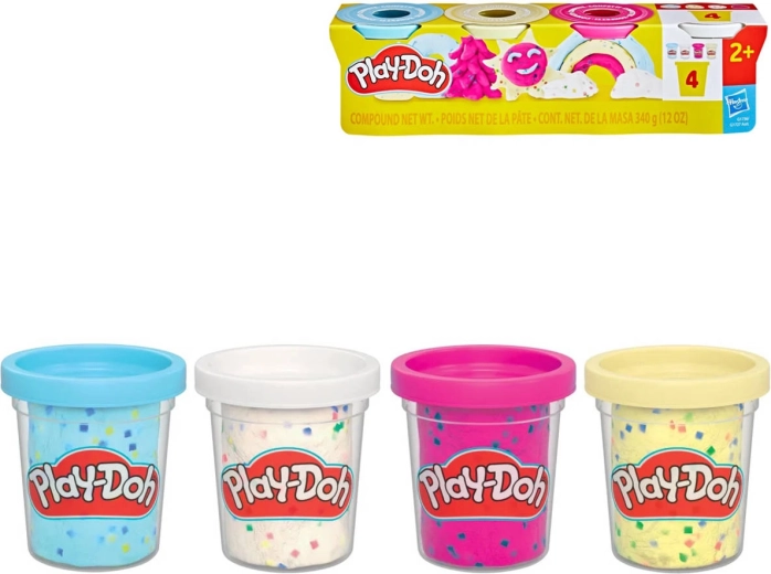 Play-Doh Set with Tubs and Confetti