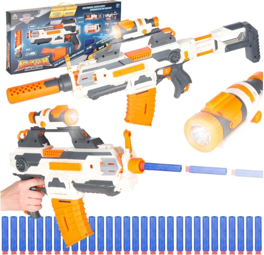 4-in-1 Modular Foam Blaster with 30 Darts