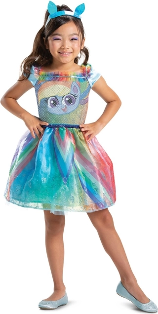 Kostīms My Little Pony – Rainbow Dash bērniem 3–4 gadi