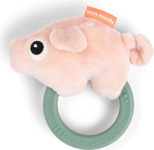 Done by Deer sensory rattle with teether Pigee, assorted colors