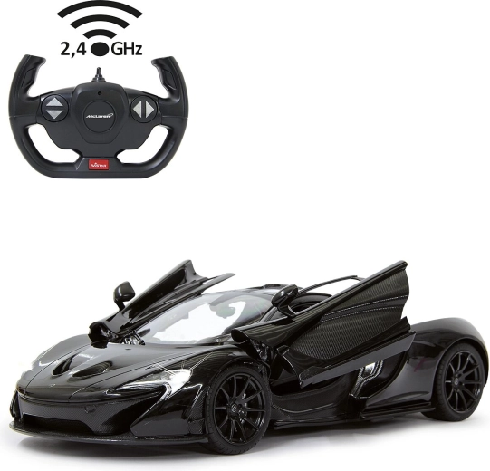 Jamara McLaren P1 tālvadības auto 1:14, melns, 2,4 GHz, manuāli atveramas durvis