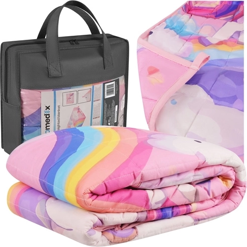 Weighted blanket for children Isomedix pink 100 × 150 cm, 3 kg
