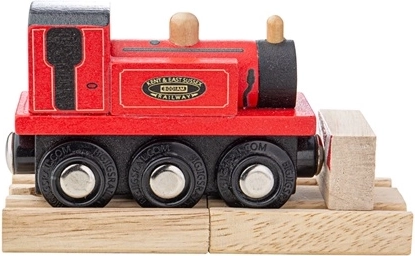 Bigjigs Rail koka lokomotīve Terjers sarkana