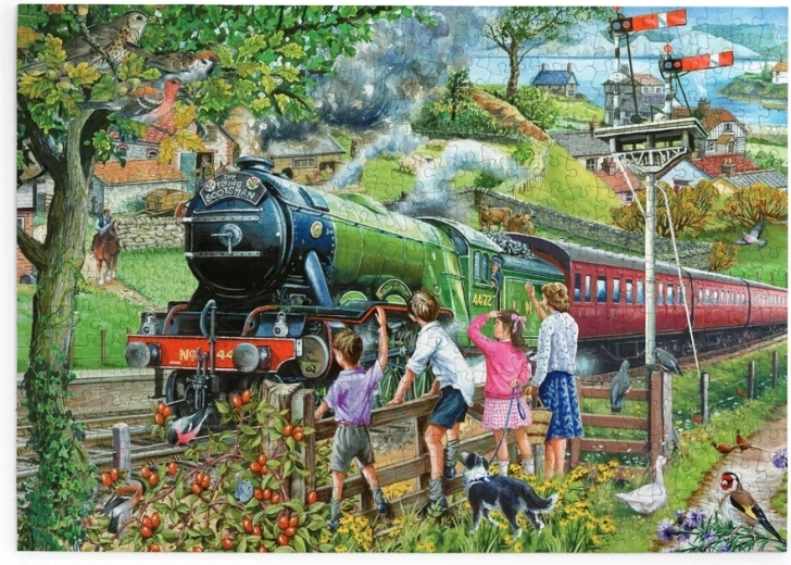 House of Puzzles puzle “Pilnā tvaikā uz priekšu”, 500 lieli gabaliņi
