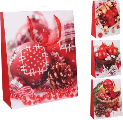 Dāvanu maisiņš L Ziemassvētki 31 × 40 × 12 cm