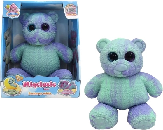 EPEE Mięciusie mīksts lācītis piparmētru–violets 28 cm