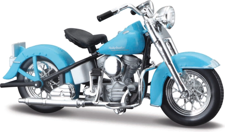 Maisto Harley-Davidson 1953 FL Hydra Glide 1:18 gaiši zils