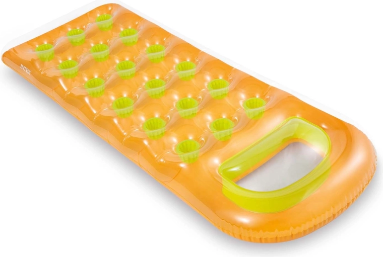 Inflatable Swim Mattress with Window Intex 188 × 71 cm