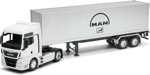 Welly vilcējs ar piekabi MAN TGX 1:32