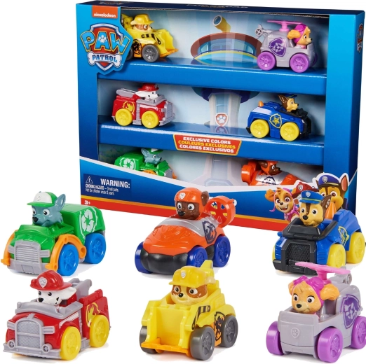 Paw Patrol Pup Squad Racers – 6 automašīnu un figūriņu komplekts