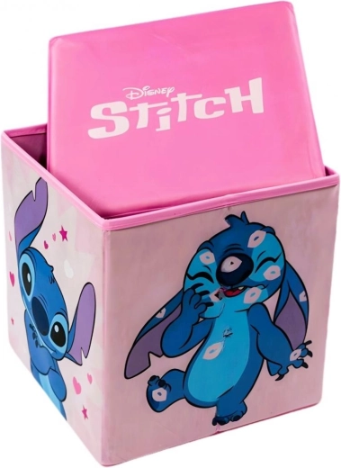 Taburete ar uzglabāšanas nodalījumu Lilo un Stitch