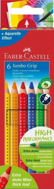 Faber-Castell krāsainie zīmuļi Jumbo Grip 6 gab.