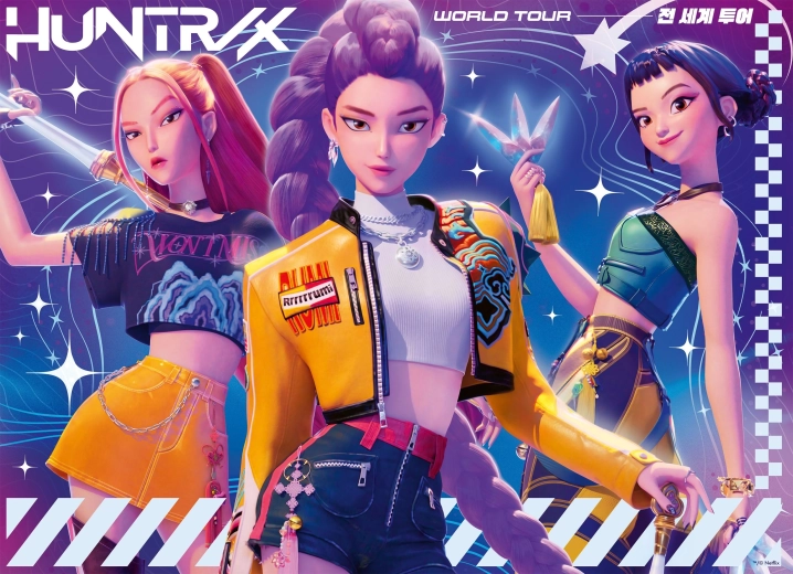 Ravensburger puzzle K-pop: Demon Hunters 4×100 pieces