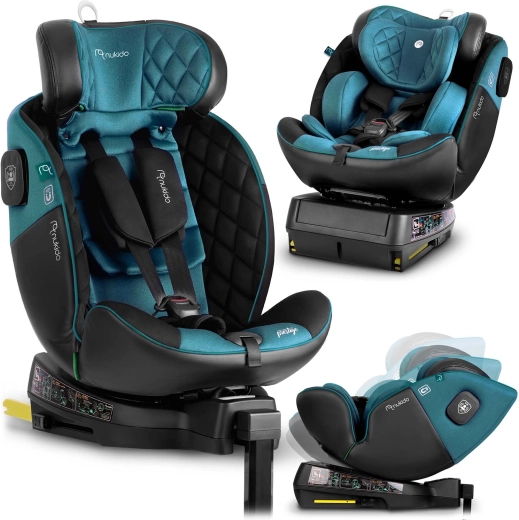 Bērnu autokrēsliņš Nukido Prestige Line i-Size 40–150 cm, rotējošs 360°, ISOFIX