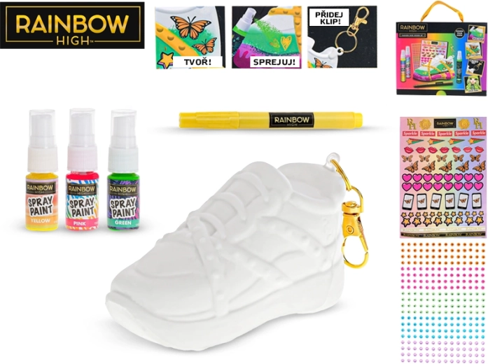 Komplekts Rainbow High 3D atslēgu piekariņa izgatavošanai