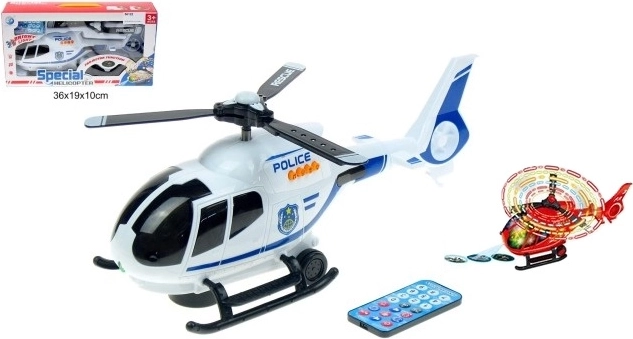 Battery-Powered Helicopter with Pilot