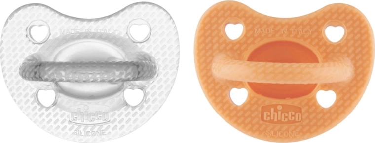 Chicco Physio Luxe orthodontic pacifier green-gray 6–16 m, 2 pcs