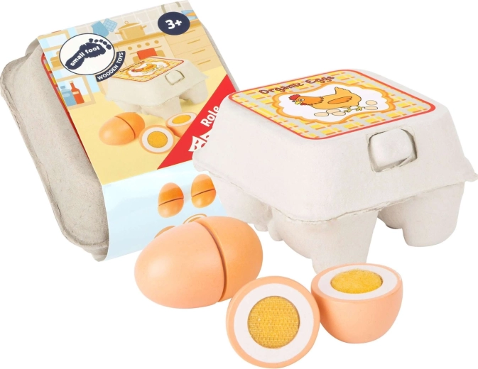 Small Foot wooden egg set for children