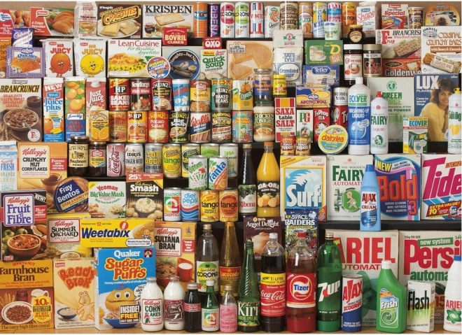 Puzzle GIBSONS Gads 1980 Iepirkumu grozs 1000 gabaliņu