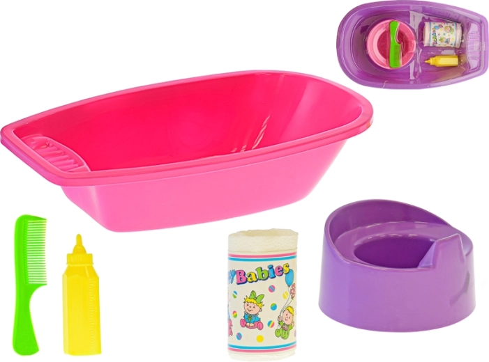 Doll Bathtub with Accessories Set 40 cm