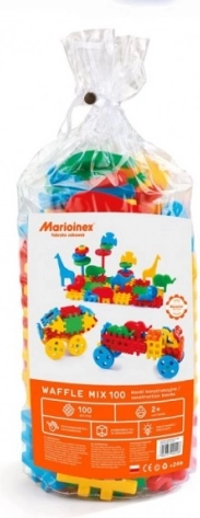 Konstruktors MARIOINEX Waffle Mix 100 detaļas