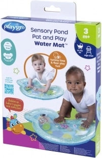 Playgro sensory inflatable water mat for babies