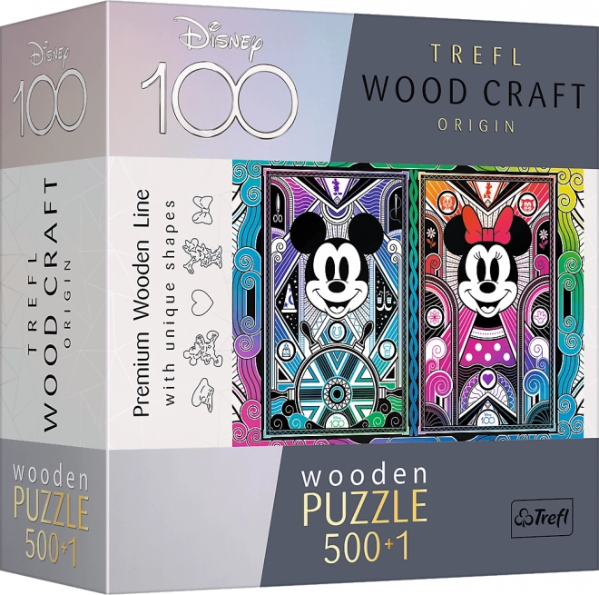 Koka puzle Mickey Mouse & Minnie, 501 gabali