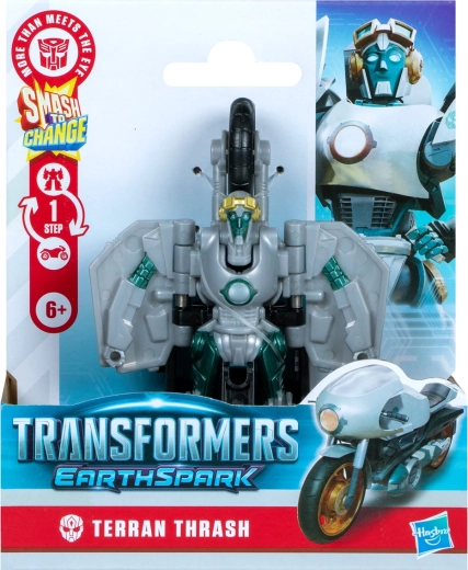 Transformers Earthspark Terran Thrash – figūra ar ātru pārvēršanos