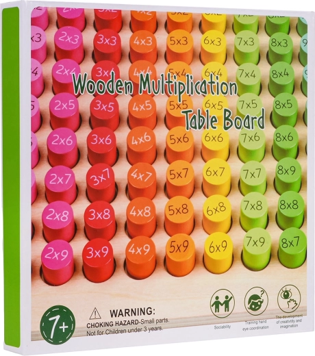 Wooden Multiplication Learning Board