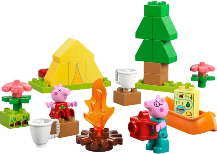 LEGO DUPLO PEPPA PIG – kempinga piedzīvojums