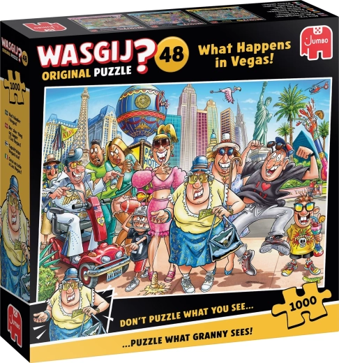 Jumbo Wasgij Original 48: Kas notiks Vegasā! puzle 1000 gabaliņi