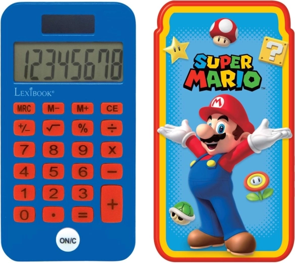 Kabatas kalkulators ar SUPER MARIO motīvu no Lexibook