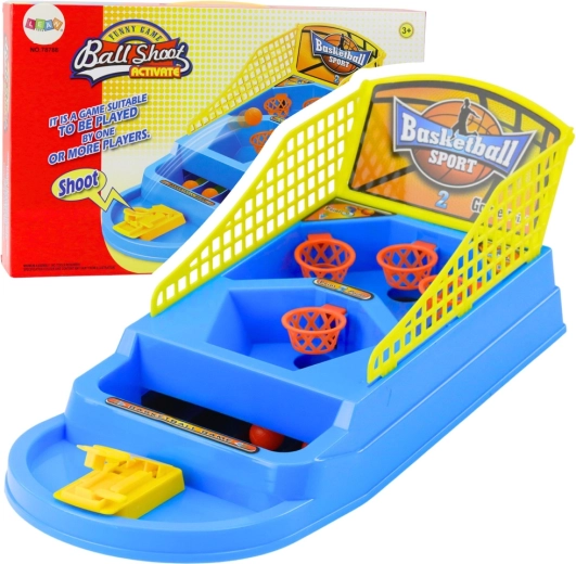 Family Skill Game Mini Basketball with Ball Launcher