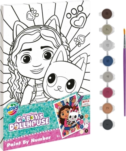 Gabby's Dollhouse – Paint by Numbers 29.7 × 19.5 cm