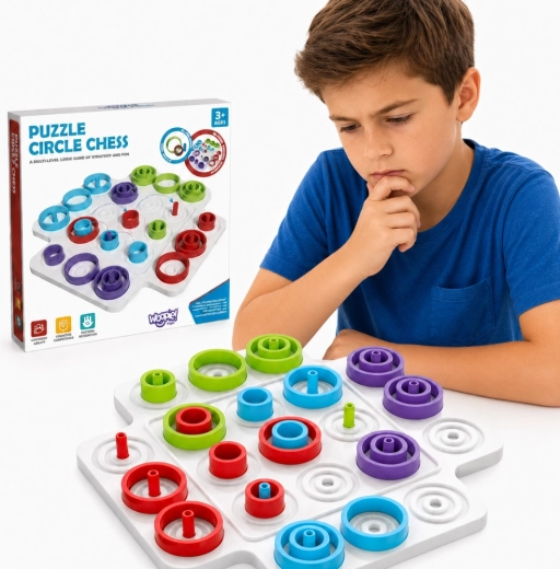 Woopie Logic Game for Children Box and Crosses 36 pieces