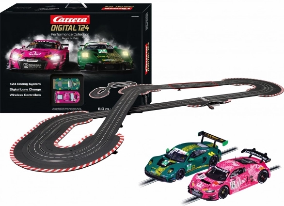 Carrera Digital 124 Slot Car Racing Set Reach for Gold