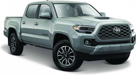 TOYOTA Tacoma TRD 2023 auto modelis 1:24 pelēks