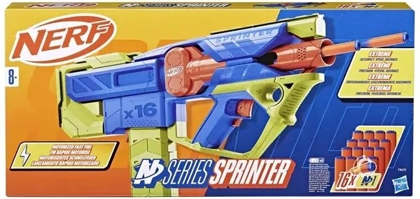 Nerf N Series Sprinter – automatic blaster with 16‑dart magazine