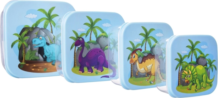Orion Child Snack Box Set with Dinosaurs - 4 pcs